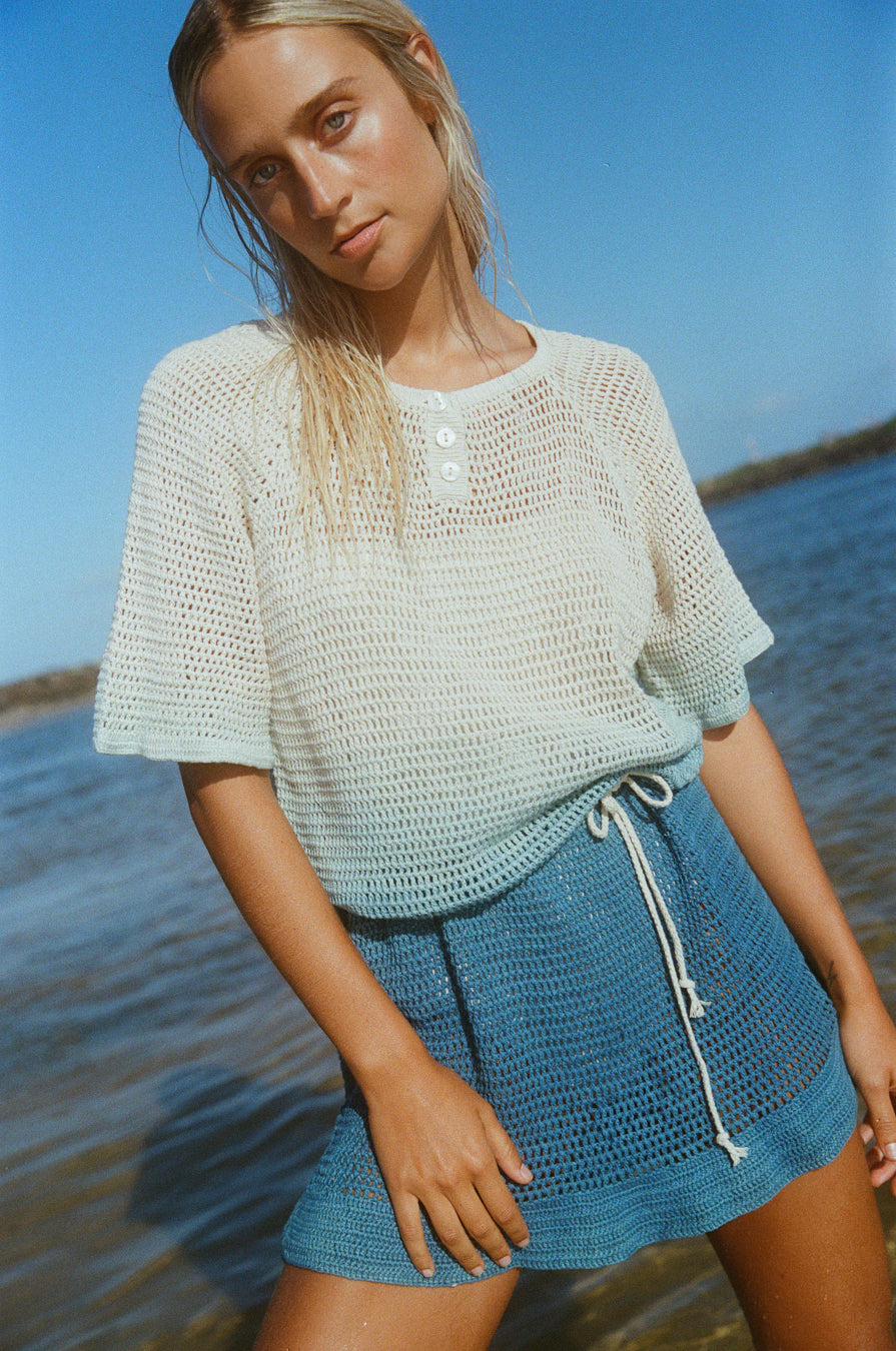 FLOW COTTON CROCHET DRESS