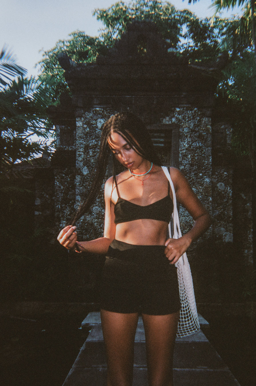 BLACK OBSIDIAN COTTON SET