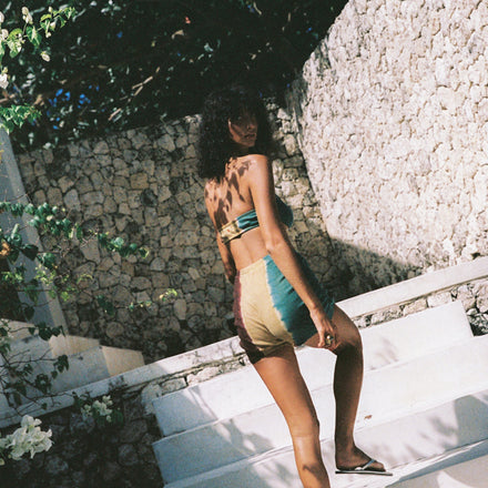 DEVOTION RIBBED CROP & SHORTIES SET
