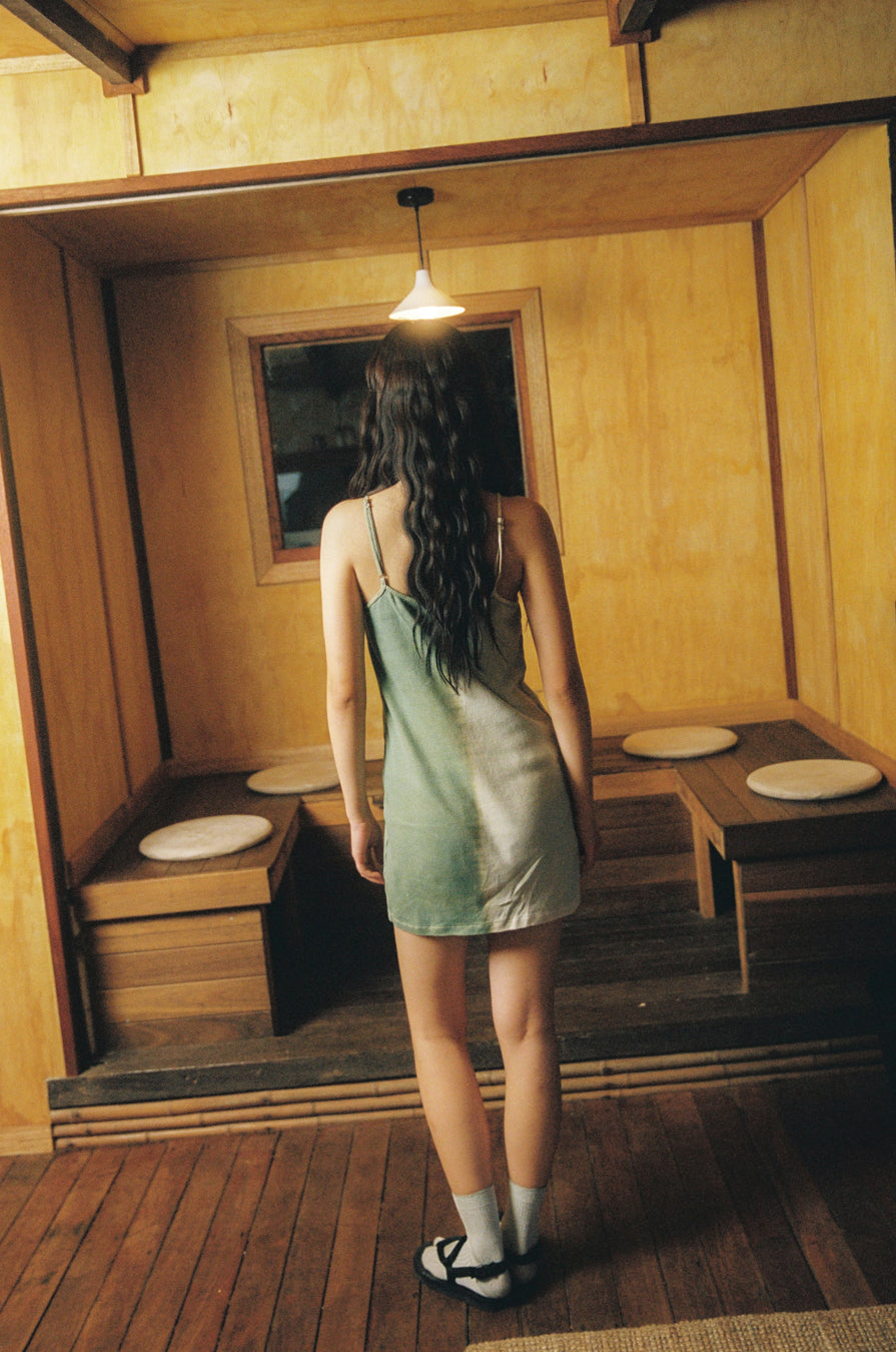 EQUANIMITY RIBBED MINI DRESS