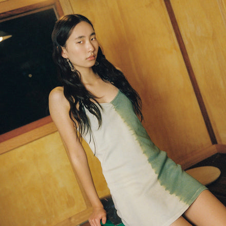 EQUANIMITY RIBBED MINI DRESS
