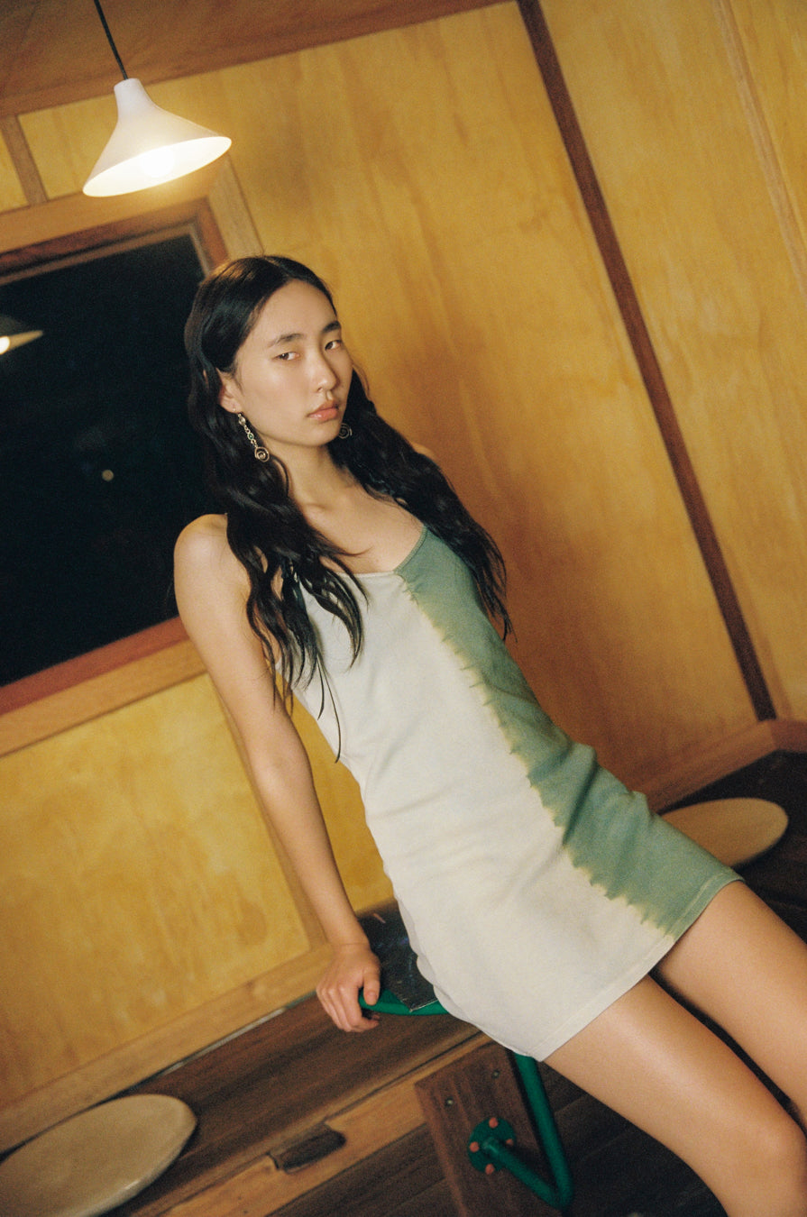 EQUANIMITY RIBBED MINI DRESS