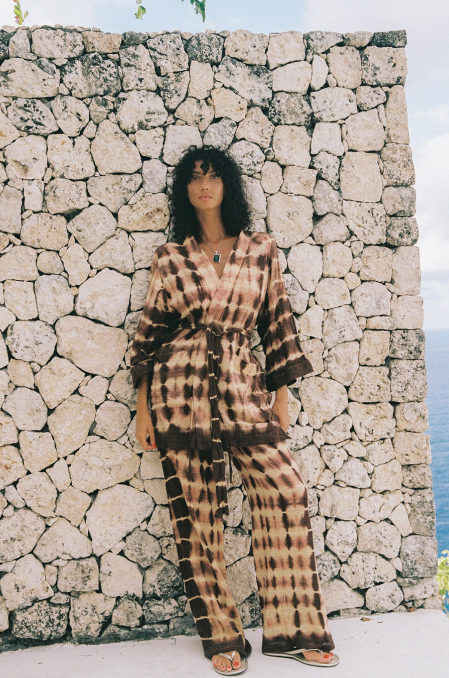 CONNECTION HAND-LOOMED COTTON PANT