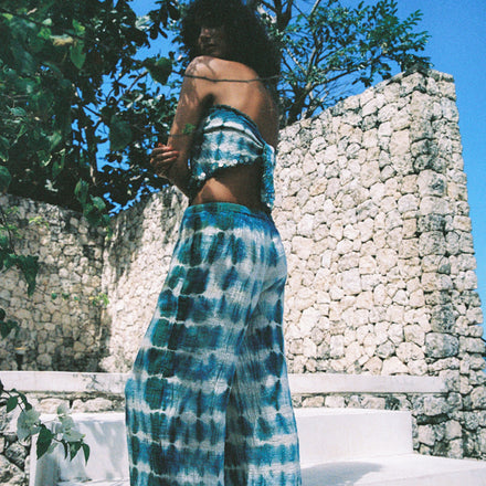 CONNECTION HAND-LOOMED COTTON PANT