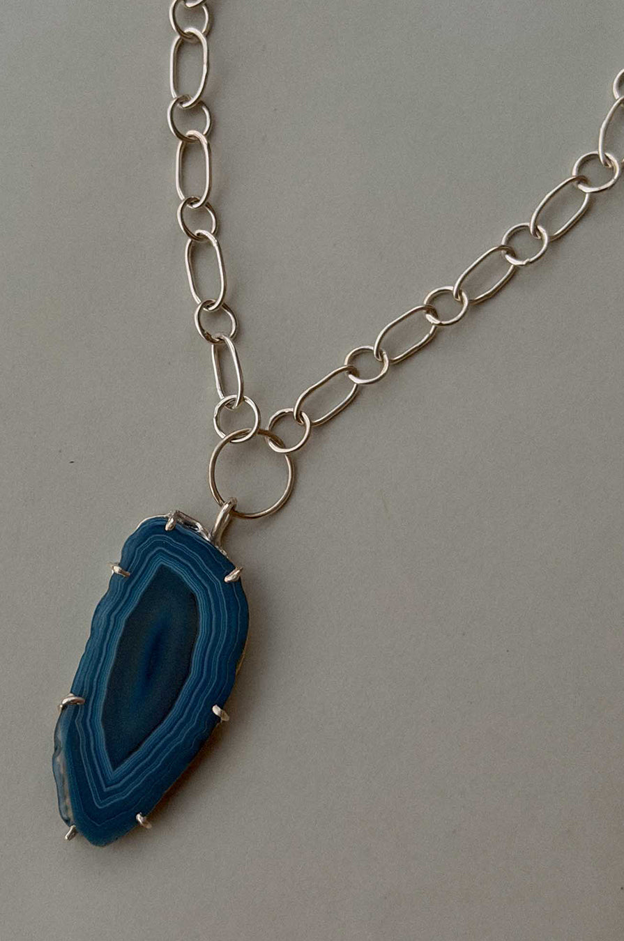 ONENESS AGATE CHAIN NECKLACE