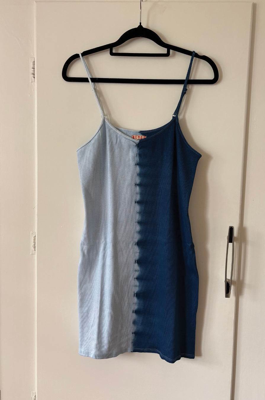 EQUANIMITY RIBBED MINI DRESS