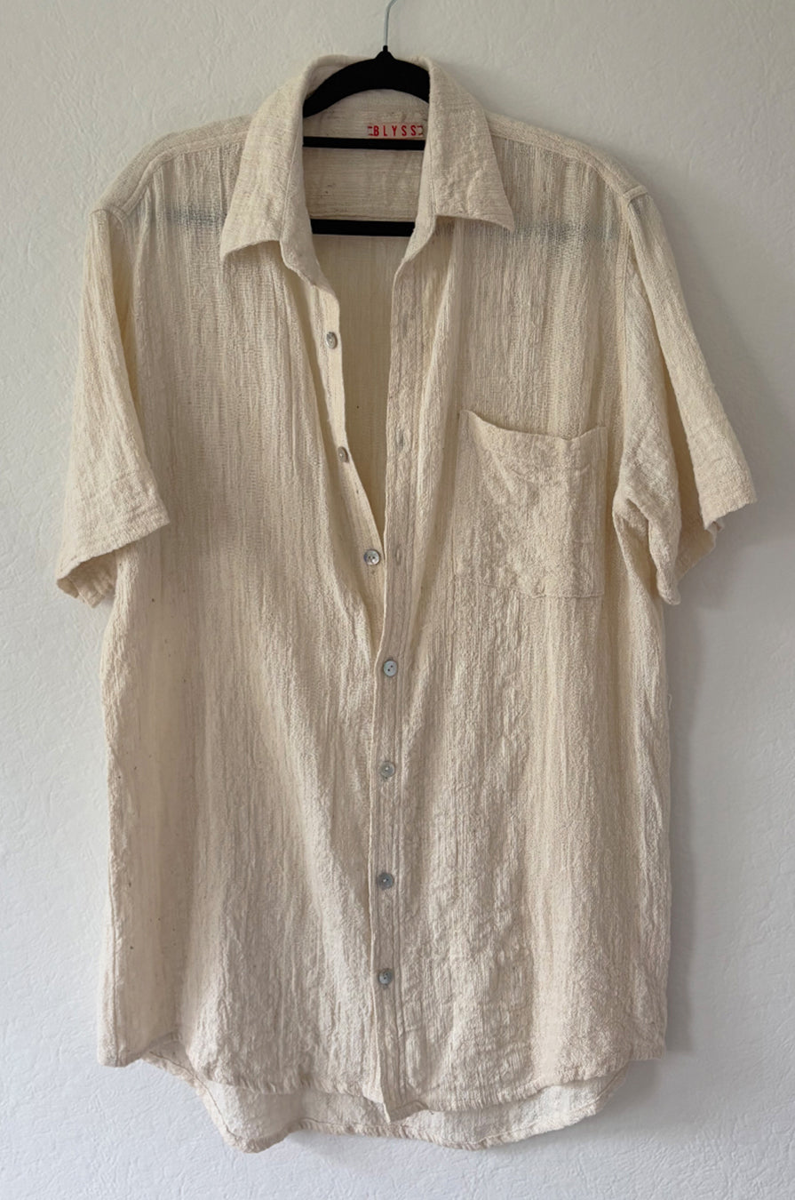EVOLVE HANDWOVEN SHIRTDRESS