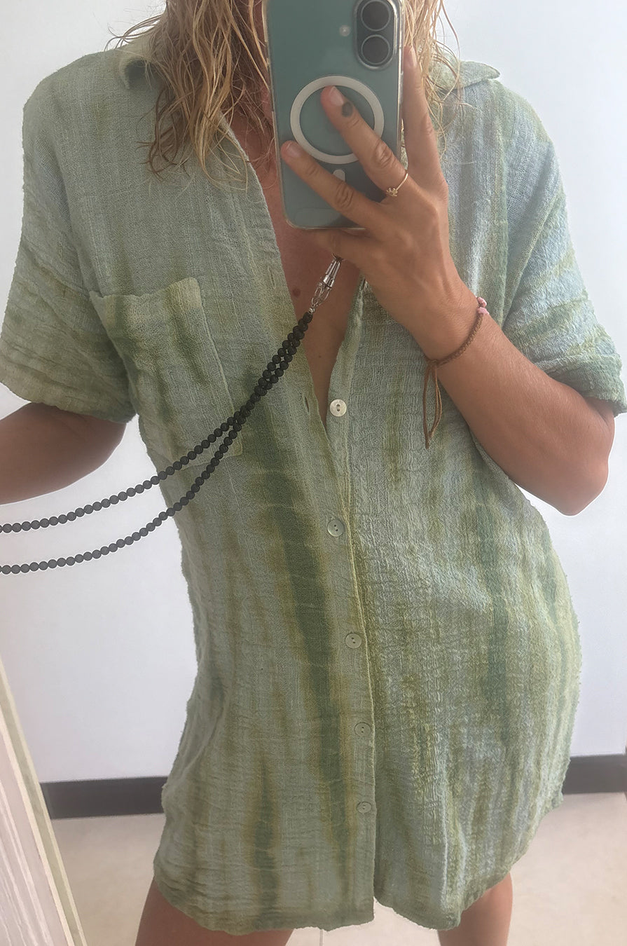 EVOLVE HANDWOVEN SHIRTDRESS