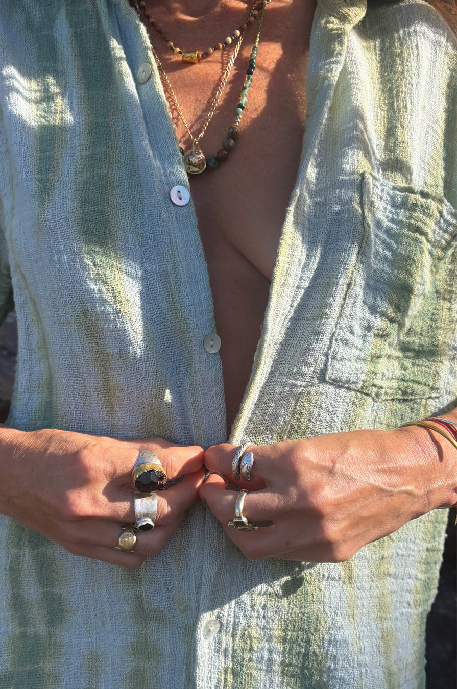 EVOLVE HANDWOVEN SHIRTDRESS